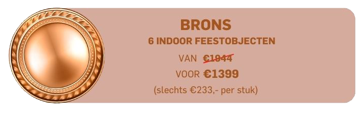 Voordeelpakket brons Indoor opblaasbare feestobjecten sarah en abraham kopen