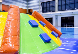 Coole glijbaan in thema dolfijn kopen voor zowel jong als oud. Bestel opblaasbare zwembadspelen nu online bij JB Inflatables Nederland 