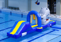 Koop stormbaan nijlpaard run met leuke objecten voor zowel jong als oud. Bestel opblaasbare stormbanen nu online bij JB Inflatables Nederland
