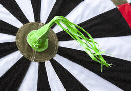 Opblaasbaar mega dartbord