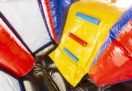 Bestel online opblaasbare Captian Jack Multiplay Brandweer overdekt springkussens op maat inclusief logo bij JB Promotions Nederland