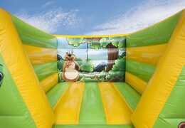 Klein open springkussen kopen in het thema jungle voor kinderen. Bestel springkussens online bij JB Inflatables Nederland