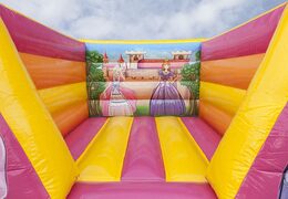 Klein open springkasteel te koop in het thema prinses voor kinderen. Bestel springkastelen online bij JB Inflatables Nederland