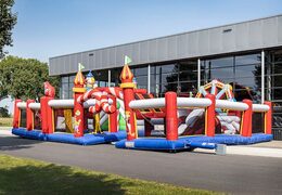 Koop groot opblaasbaar springkussen in thema circus voor kids. Bestel springkussens online bij JB Inflatables Nederland 