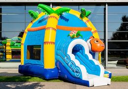 Bestel opblaasbaar maxifun springkussen met dak in thema seaworld voor kinderen bij JB Inflatables Nederland. Koop springkussens online bij JB Inflatables Nederland