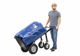 handige steekwagen zwart met vier wielen kopen voor inflatables