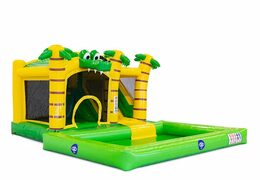 Jumpy happy splash krokodil springkussen bestellen bij JB Inflatables bij JB Inflatables Nederland. Koop springkussens online bij JB Inflatables Nederland
