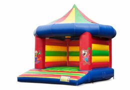 Standaard carrousel springkussen kopen in circus thema voor kinderen. Koop springkussens online bij JB Inflatables Nederland