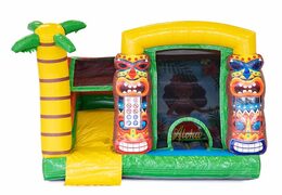 Mini splash bounce Hawaï springkasteel met of zonder bad kopen voor kinderen. Bestel springkastelen onlin bij JB Inflatables Nederland
