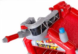 Standaard overdekt springkussen kopen in thema brandweer voor kids