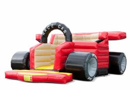 Uniek F1 auto springkussen  kopen voor kinderen. Bestel springkussens online bij JB Inflatables Nederland