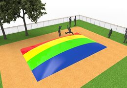 Inflatable springberg in kleur -rood -geel -groen -blauw kopen voor kinderen. Bestel opblaasbare airmountain nu online bij JB Inflatables Nederland
