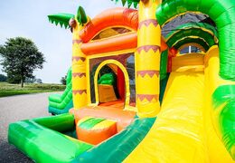 Bestel mini opblaasbare jungle luchtkussen met glijbaan voor kinderen. Koop opblaasbare luchtkussens online at JB Inflatables Nederland 