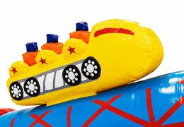 Bestel mini opblaasbare luchtkussen in circus thema met glijbaan voor kinderen. Opblaasbare luchtkussens online te koop bij JB Inflatables Nederland