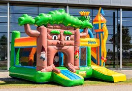 Medium opblaasbare multiplay springkasteel in fairytale thema te bestellen voor kinderen. Bestel opblaasbare springkastelen online at JB Inflatables Nederland