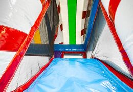 Multiplay L Candyworld springkussen met een glijbaan kopen voor kinderen. Bestel opblaasbare springkussens online bij JB Inflatables Nederland