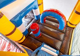 Multiplay L Piraat springkussen met een glijbaan kopen voor kinderen. Bestel opblaasbare springkussens online bij JB Inflatables Nederland