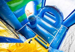 Springkasteel in nemo thema met een glijbaan bestellen voor kinderen. Koop opblaasbare springkastelen online bij JB Inflatables Nederland