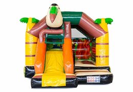 Opblaasbare slide combo amazone springkussen te koop voor kinderen. Koop nu springkussens met glijbaan bij JB Inflatables Nederland