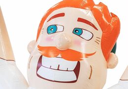 opblaasbare abraham bourgondier pop met bier en een worst in zijn hand kopen