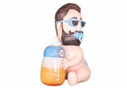 opblaasbare abraham baby met speen in zijn bond en bier in de fles te koop