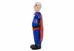 opblaasbare abraham pop met superman kleding blauw rood te koop