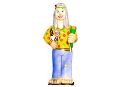 Sarah hippie opblaasbare pop blikvanger te koop