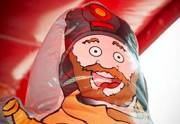 8 meter lange brandweer opblaasbare hindernisbaan bestellen voor kinderen. Koop opblaasbare stormbanen nu online bij JB Inflatables Nederland