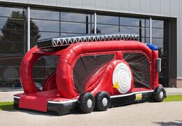 Bestel 8 meter lange opblaasbare brandweer stormbaan voor kids. Koop opblaasbare stormbanen nu online bij JB Inflatables Nederland