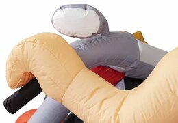 Opblaasbare Abraham op motor route 66 pop te koop als blikvanger