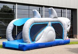 Opblaasbare mini run haai 8m stormbaan bestellen voor kinderen. Koop opblaasbare stormbanen nu online bij JB Inflatables Nederland