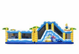 Surf opblaasbare stormbaan met passende 3D objecten bestellen voor kinderen. Koop opblaasbare stormbanen nu online bij JB Inflatables Nederland