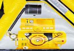 Stormbaan heavy duty 9m met 3D-objecten voor kids kopen. Bestel opblaasbare stormbanen nu online bij JB Inflatables Nederland