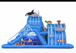 Bestel 9 meter lange opblaasbare seaworld stormbaan voor kids. Koop opblaasbare stormbanen nu online bij JB Inflatables Nederland