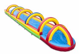 Bestel een perfecte opblaasbare buikschuifbaan in standaard thema voor kinderen. Koop opblaasbare glijbanen nu online bij JB Inflatables Nederland