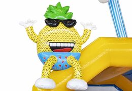 Springkussen opblaasbaar met veel kleuren in summer party thema te koop voor kinderen