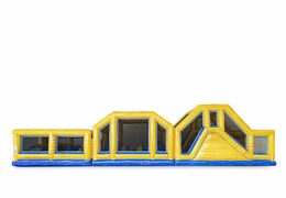 Opblaasbare modulaire 19meter stormbaan in thema marble, 3D objecten en en dubbele parcours in verschillende thema's voor kids bestellen. Koop opblaasbare stormbanen nu online bij JB Inflatables Nederland