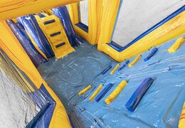 Opblaasbare 19 meter modulaire stormbaan in marble thema met passende 3D objecten bestellen voor kinderen. Koop opblaasbare stormbanen nu online bij JB Inflatables Nederland