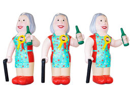 Opblaasbare Sarah pop met stok kopen