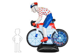 Opblaas Abraham pop wielrenner kopen