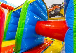 Comic 13m opblaasbare stormbaan voor kinderen bestellen. Koop opblaasbare stormbanen nu online bij JB Inflatables Nederland