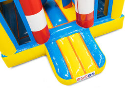 Opblaasbare 4 in 1 glijbaan in thema Rubber Duck kopen voor uw kinderen. Bestel nu online opblaasbare glijbanen bij JB Inflatables Nederland