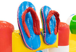 Opblaasbare 4 in 1 glijbaan in thema Rubber Duck bestellen voor uw kinderen. Koop nu online opblaasbare glijbanen bij JB Inflatables Nederland