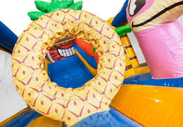 Bestel opblaasbare Multi Slide Caribbean springkussen met glijbaan voor kinderen. Koop opblaasbare springkussens nu online bij JB Inflatables Nederland 