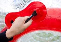 Handgreep op opblaasbare bal