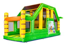 Module van stormbaan jungle thema Base Jump