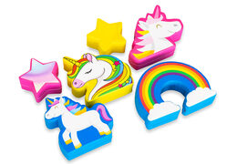 Softplay thema set unicorn afbeeldingen dieren