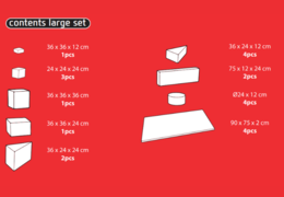 Inhoud van Softplay Large set in Rollercoaster thema online kopen