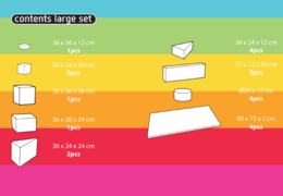 Inhoud van Softplay Large set in Unicorn thema online kopen