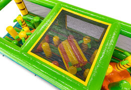 Module pillar dodger modulaire stormbaan zelf samenstellen pileren en tunnel